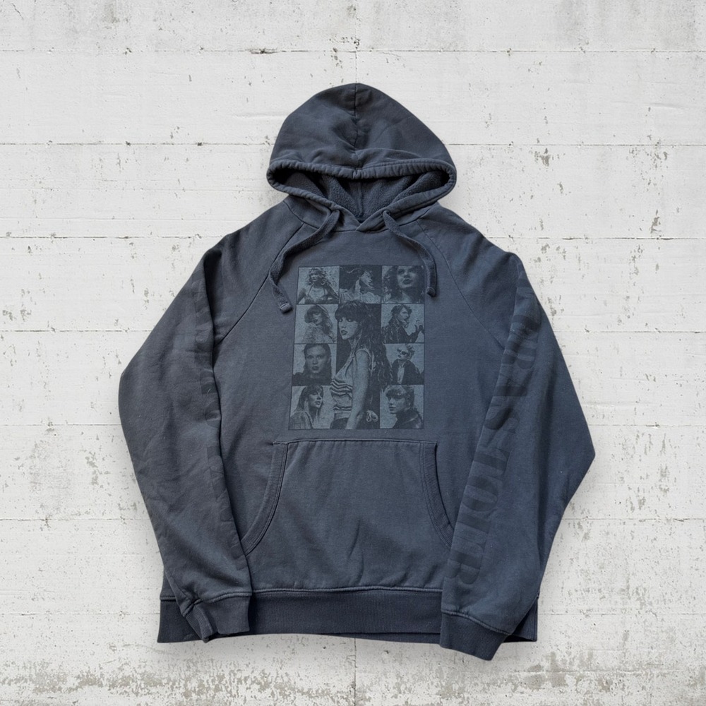 Taylor Swift The Eras Tour‎ Hoodie Adult size M Black Charcoal EUC